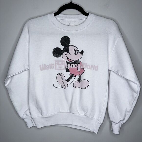 Hanes Other - Walt Disney World Kids Youth Mickey Mouse Crewneck Sweatshirt Size Medium